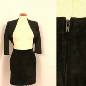 Wilson's darling suede pencil skirt